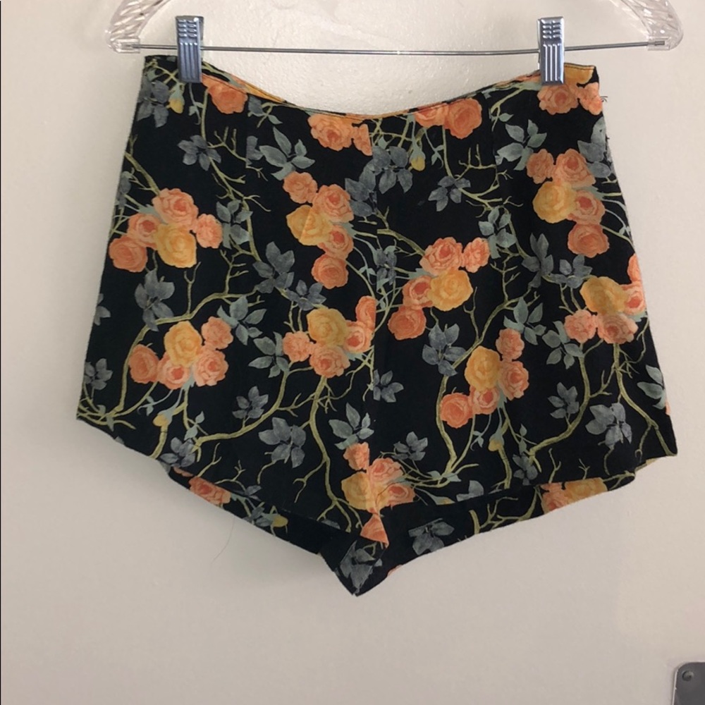 Floral Patterned Shorts